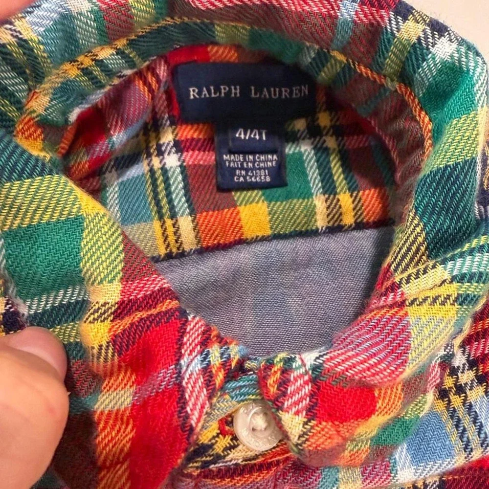 Ralph Lauren Western Plaid Button Down